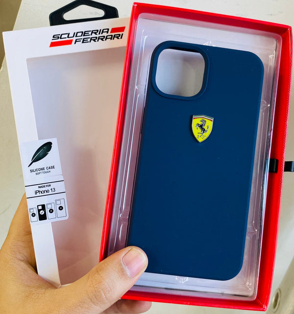 Luxury Brand Ferrari Sports Car Silicone Case -  iPhone